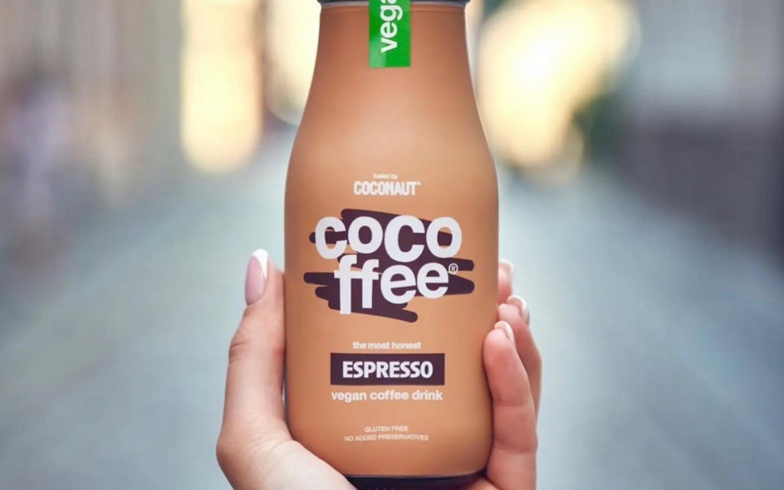 Vegan coconut water-based coffee is both refreshing and tasty